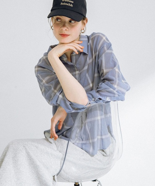 「URBAN RESEARCH Sonny Label」 長袖シャツ FREE ブルー レディース