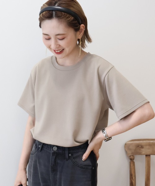 AMERICAN HOLIC tシャツ ジョーゼット半袖プルオーバー レディース