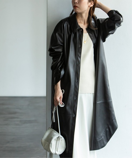 NOBLE（ノーブル） ステンカラーコート - ベージュ レディース