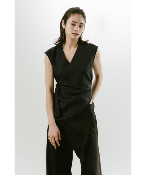 ブラウス シャツ Knuth Marf 2way asymmetry blouse レディース