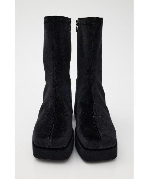 MOUSSY（マウジー） ブーツ STRETCH BLOCK HEEL ブーツ レディース
