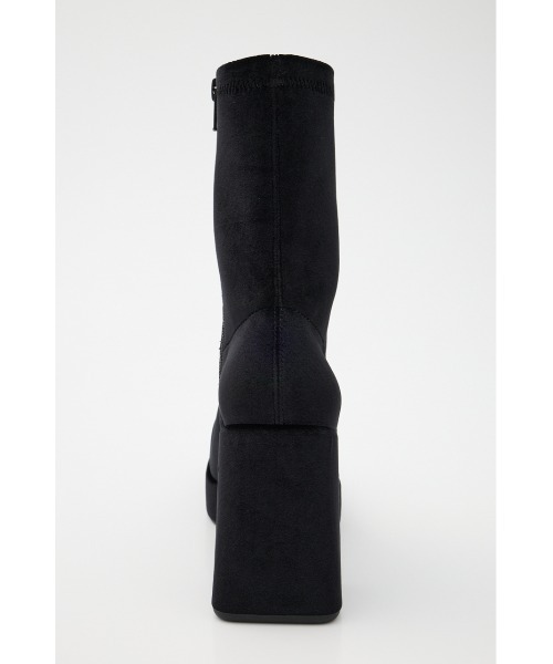 MOUSSY（マウジー） ブーツ STRETCH BLOCK HEEL ブーツ レディース