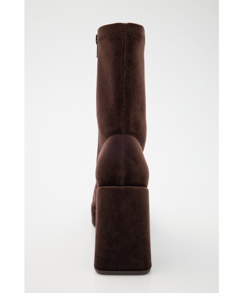 MOUSSY（マウジー） ブーツ 「25年AW新作」STRETCH BLOCK HEEL ブーツ