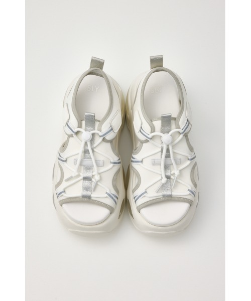 SLY フラットサンダル SLY（スライ）の「CAGE FLAT SANDAL ケージ フラットサンダル