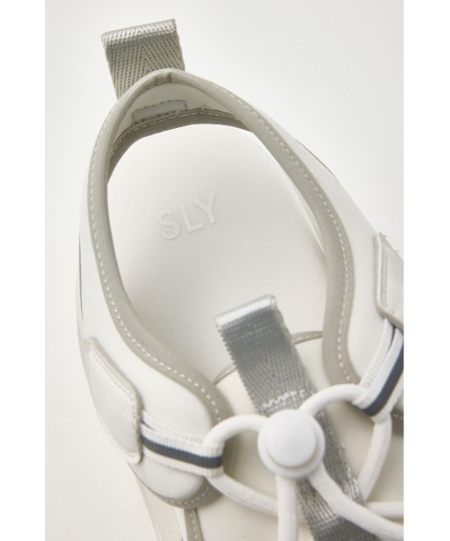 SLY 「SLY」 フラットサンダル SMALL アイボリー レディース