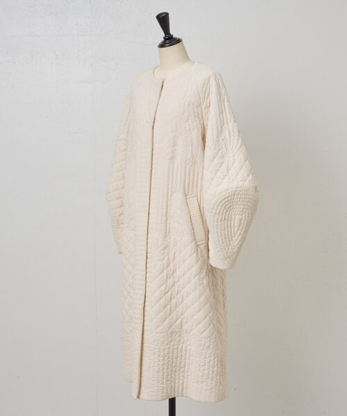 BEARDSLEY（ビアズリー） コート アウター 「15 quinze」刺繍キルト