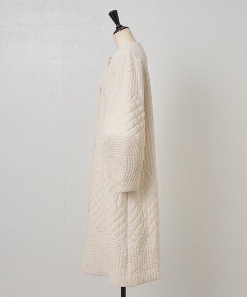 BEARDSLEY（ビアズリー） コート アウター 「15 quinze」刺繍キルト