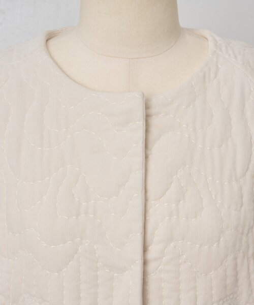 BEARDSLEY（ビアズリー） コート アウター 「15 quinze」刺繍キルト