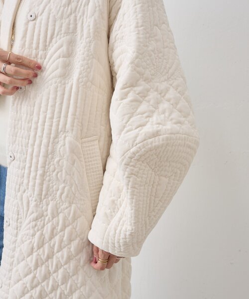 BEARDSLEY（ビアズリー） コート アウター 「15 quinze」刺繍キルト