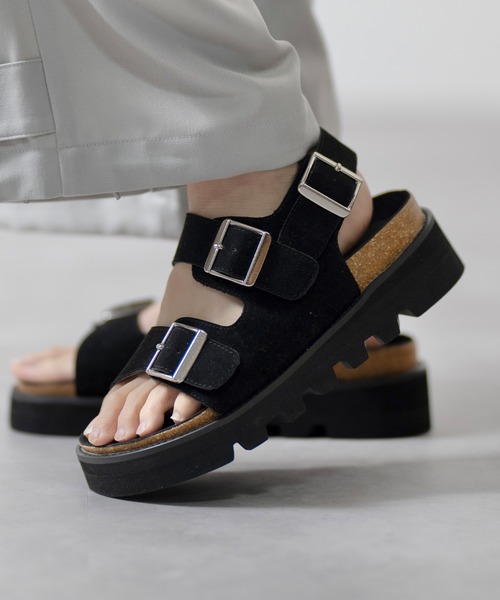 CLELサンダル　ブラック Ｍサイズ （新品未使用） CLEL 「CLEL」 サンダル M ブラック メンズ : ZOZOTOWN Yahoo!店