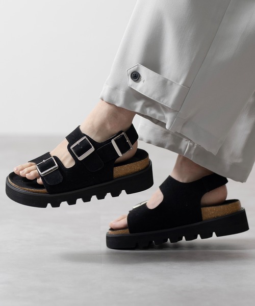 CLELサンダル　ブラック Ｍサイズ （新品未使用） CLEL 「CLEL」 サンダル M ブラック メンズ : ZOZOTOWN Yahoo!店
