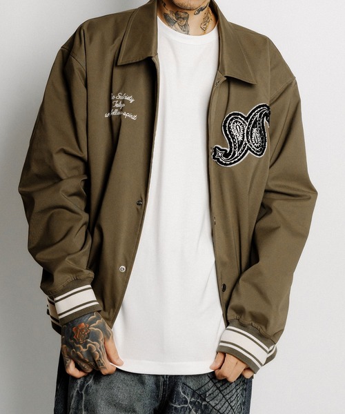 S】subciety スタジャン Subciety スタジャン Light varsity jkt メンズ レディース