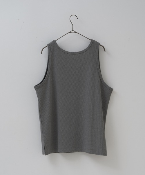 「WHIMSIC」 タンクトップ FREE チャコールグレー メンズ_画像2