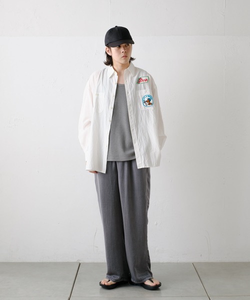 「WHIMSIC」 タンクトップ FREE チャコールグレー メンズ_画像5