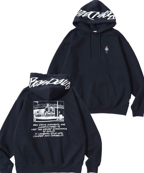 BEN DAVIS（ベンデイビス） パーカー GOLLILA EMB HOODIE/オーバー