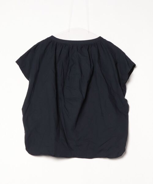 「MODE ROBE」 半袖ブラウス FREE ネイビー レディース_画像2