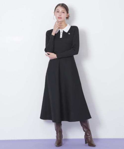 長袖ポロネックニットワンピース JILL by JILL STUART（ジルバイジルスチュアート） ワンピース 長袖