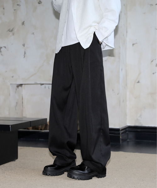 NEOS（KOKUYO） ワイドパンツ スラックス 「neos」ルーズシルエット 深