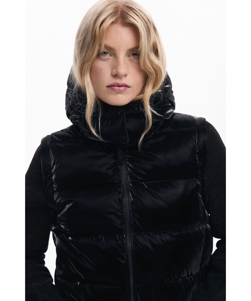 Desigual（デシグアル） ダウンコート ダウンジャケット 光沢のある