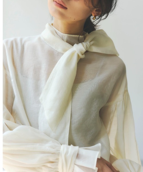 soemu  アナイ ハイショクブラウス シャツ/ブラウス|トップス|商品一覧｜ANAYI OFFICIAL ONLINE STORE