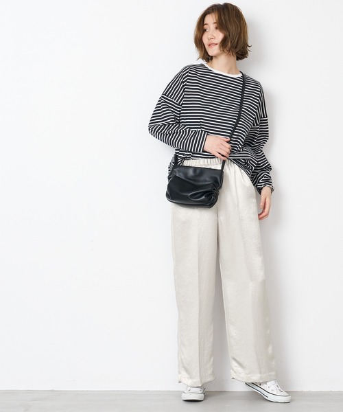 「MICA&DEAL」 イージーパンツ FREE ライトグレー レディース_画像7