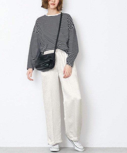 「MICA&DEAL」 イージーパンツ FREE ライトグレー レディース_画像8