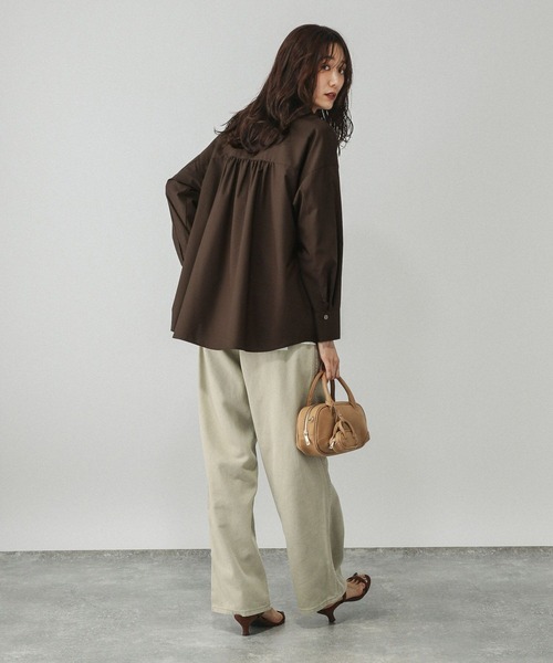 GLOBAL WORK（グローバルワーク） ブラウス シャツ スキッパーシャツ