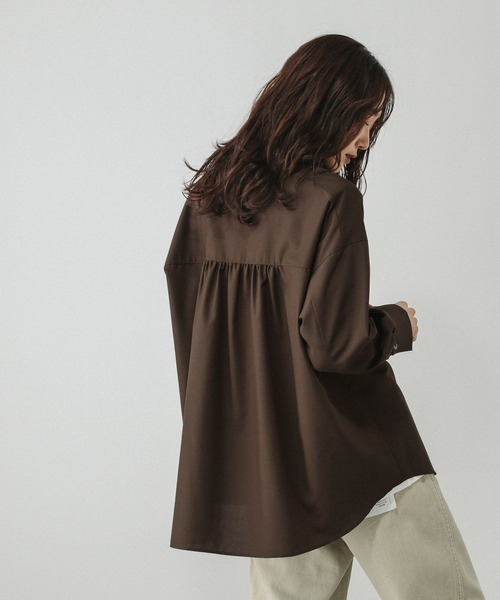 GLOBAL WORK（グローバルワーク） ブラウス シャツ スキッパーシャツ