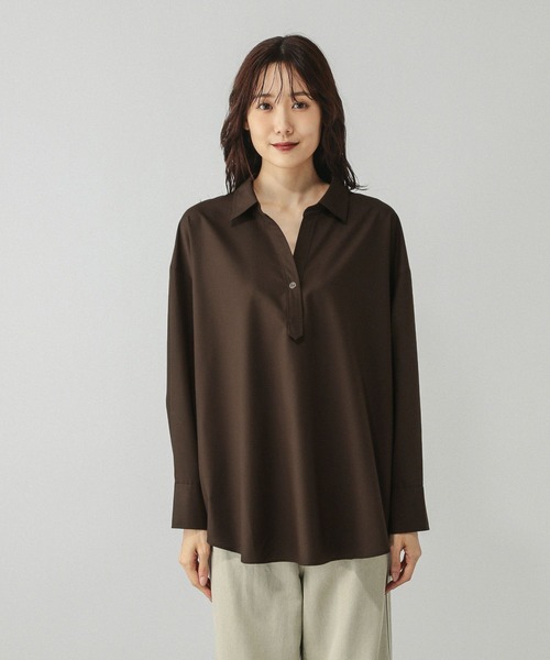 GLOBAL WORK（グローバルワーク） ブラウス シャツ スキッパーシャツ