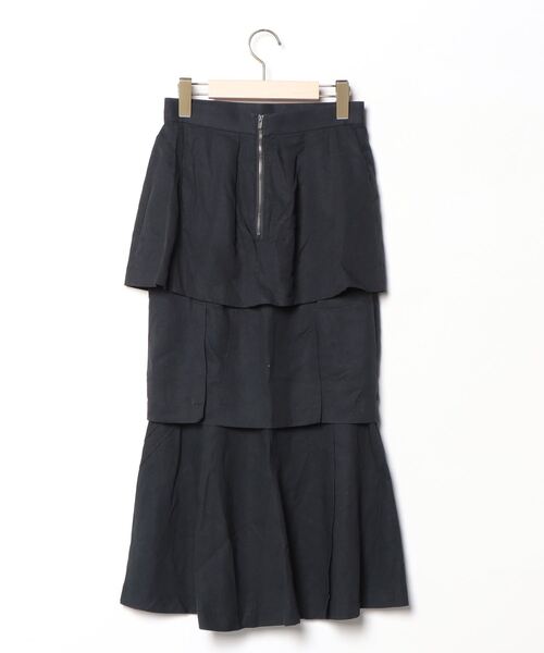 「AKIRANAKA」 フリルスカート 1 ブラック レディース_画像2