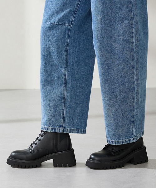 定価17万 42 orimi 26ss 3way ベルト　ブーツ ORiental TRaffic（オリエンタルトラフィック） ブーツ 厚底 バックル