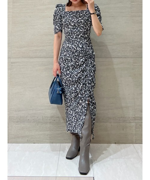 FRAY I.D（フレイ・アイディー） 半袖ワンピース 1 ブラック