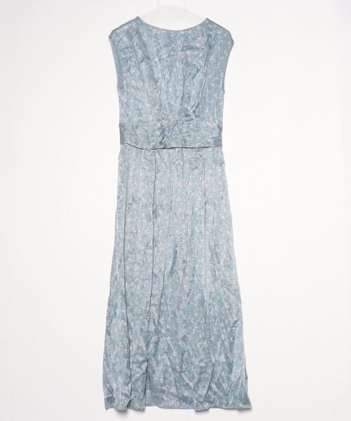 「FRAY I.D」 花柄半袖ワンピース 1 ブルー レディース_画像2