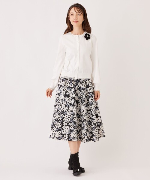 TO BE CHIC（トゥー ビー シック） カーディガン シアーレイヤー