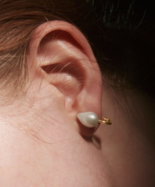 イヤリング 「les bonbon」organic pearl earring WH/オーガニック パール イヤリング レディース