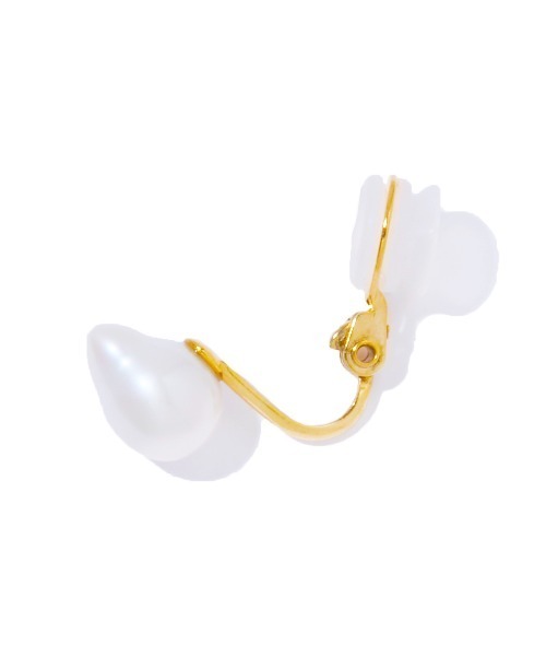 イヤリング 「les bonbon」organic pearl earring WH/オーガニック パール イヤリング レディース