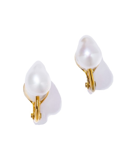 イヤリング 「les bonbon」organic pearl earring WH/オーガニック パール イヤリング レディース