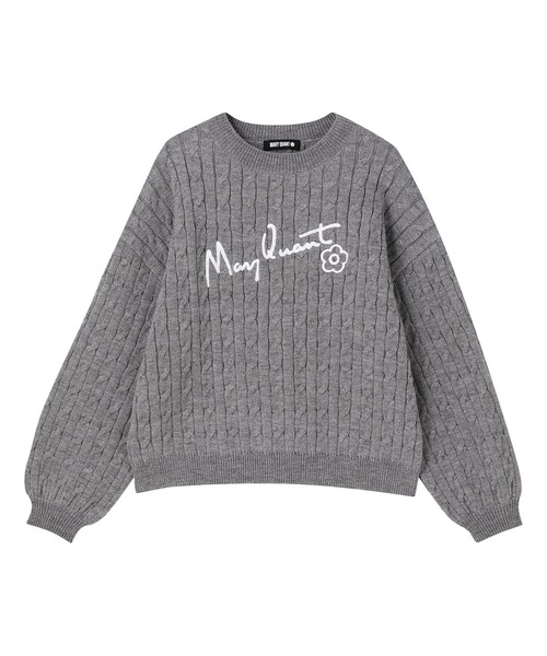 マリークワント MARY QUANT ゼロデザイン カーディガン （グレー