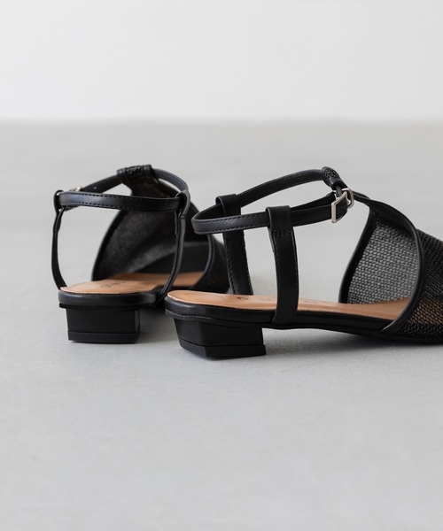 「menue」 フラットサンダル S シルバー レディース_画像2