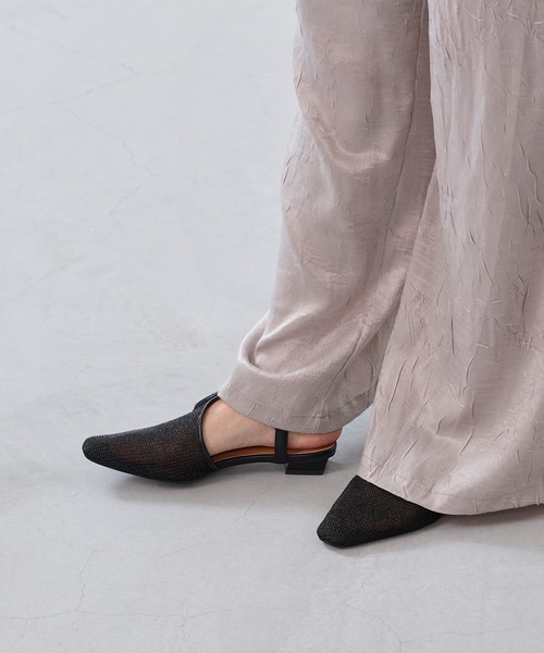 「menue」 フラットサンダル S シルバー レディース_画像7