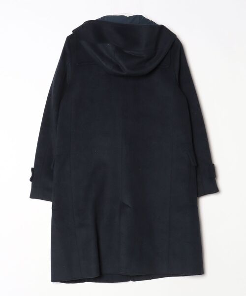 「NANO universe」 ダッフルコート 38 ネイビー レディース_画像2