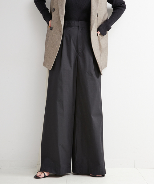 「B.C STOCK」 「Simplicite」パンツ MEDIUM ブラック レディース_画像6