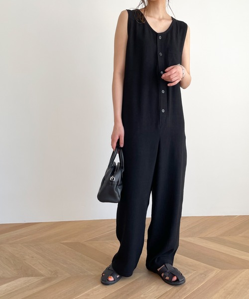 CANAL JEAN ワンショルダ サロペット CANAL JEAN（キャナルジーン）の「arc(アーク) リネンワンショルダー