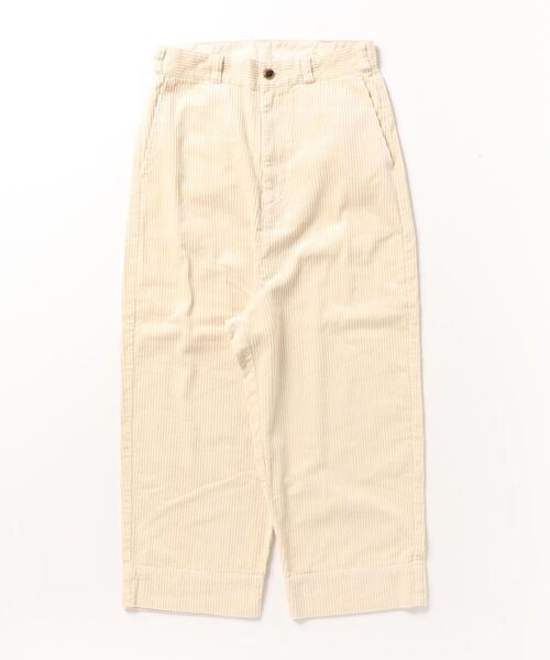 BEAMS BOY アイボリー コーデュロイパンツ BEAMS BOY（ビームス ボーイ） コーデュロイパンツ 2 ホワイト系その他
