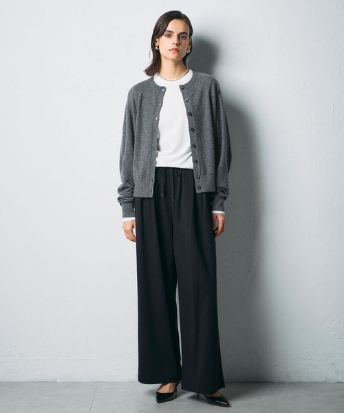 N.O.R.C カーディガン 「CASHMERE100%」カシミヤクルーネックニット