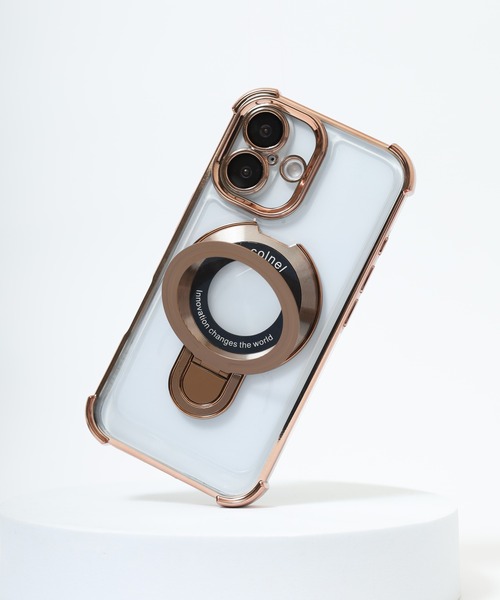 FUNALIVE（ファンアライブ） スマホケース リング付きスタンド クリア