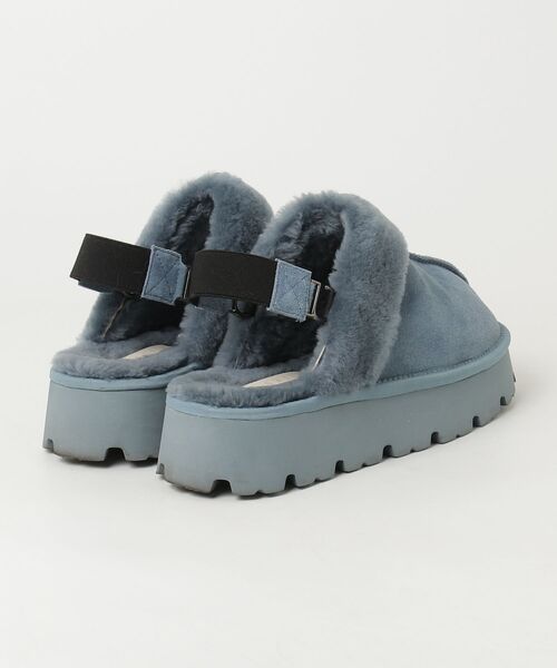 「carino」 フラットサンダル M ブルー レディース_画像2