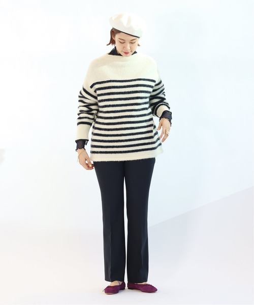 「IENA LA BOUCLE」 長袖ニット FREE ホワイト レディース_画像2