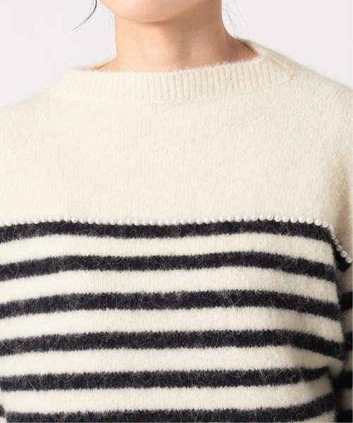 「IENA LA BOUCLE」 長袖ニット FREE ホワイト レディース_画像7