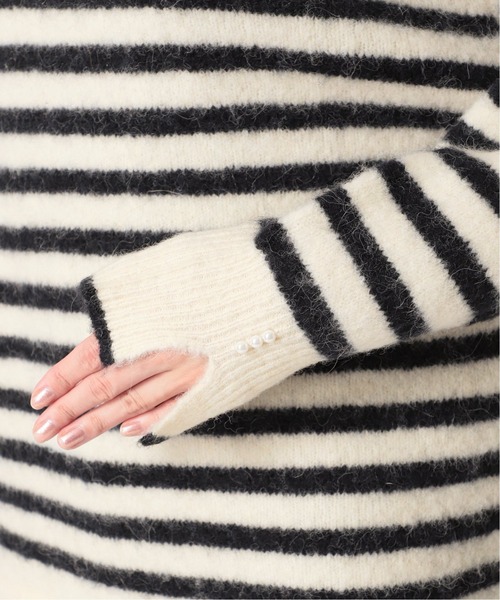 「IENA LA BOUCLE」 長袖ニット FREE ホワイト レディース_画像9